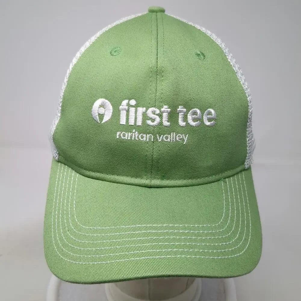 Ahead First Tee Raritan Valley Green Baseball Cap One Size Mesh Strapback Hat